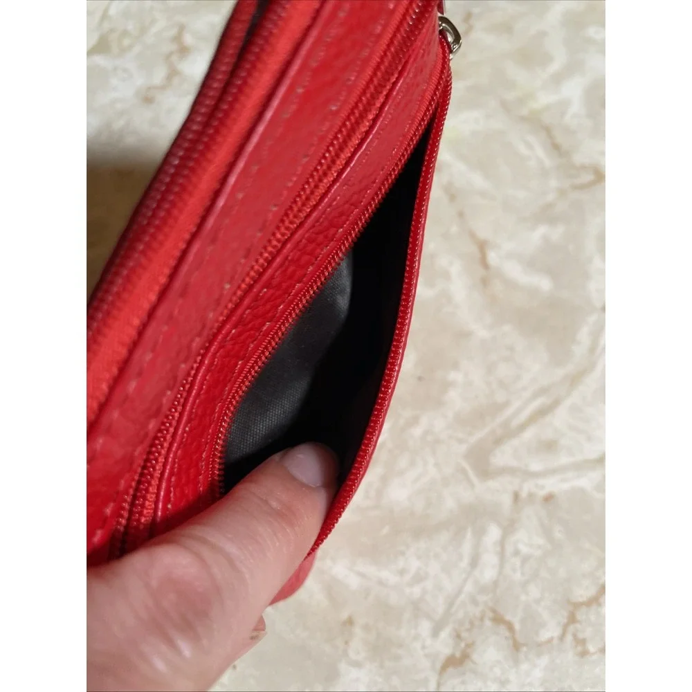 Perfect Little Red‎ Carry Change Purse or Minimalist Wallet